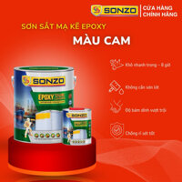 Sơn Epoxy 2 Thành Phần_Màu Cam_1KG