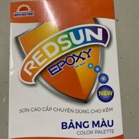 Sơn EPOXY REDSUN 2 thành phần. Màu xám, đen , trắng