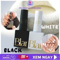 Sơn Gel cao cấp Blanc de' Blue Hàn Quốc - Sự lựa chọn hoàn hảo cho phong cách cổ điển với 2 tone màu Đen & Trắng (1sp)