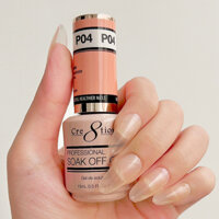 Sơn gel French (hơi bóng thạch) tone màu nhẹ nhàng của hãng Cre8tion 15ml