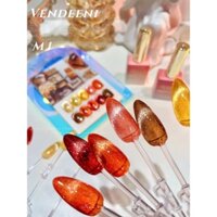 Sơn gel mắt mèo cầu vồng vendeeni set 5 màu Có sẵn