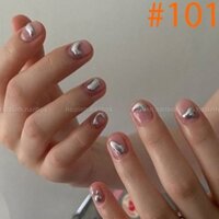 Sơn Gel Nổi Form Móng Vuông Tròn Tráng Gương - Hoa Linh Nail Box thiết kế thủ công 101