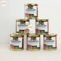 Sơn gỗ lau tay gốc dầu wood stain mã 530 - 550 (kèm bảng màu) lon 800gr, công ty Creative Life - LUMY Wood Decor