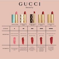Son Gucci tổng hợp các dòng và màu đẹp nhất