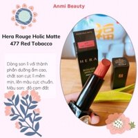 Son HERA ROUGE HOLIC MATTE màu 477 RED TOBACCO