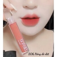 Son hồng đỏ đất son hồng đỏ nude, son hồng đất nude son beana shappire chất son mềm mịn môi