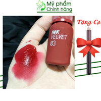 Son Ink 03 Red Only Đỏ Gạch Pha Hồng Son Kem Lì Peripera Ink Velvet Lip Tint Mới Nhất 4g [CHÍNH HÃNG]