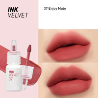 Son Ink 37 Hồng Đỏ Đất, Son lì Peripera Ink The Velvet Weather Mịn Như Nhung
