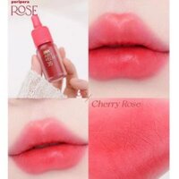 Son Ink Airy 35 Cherry Rose Đỏ Cherry Kem Lì Peripera Ink Airy Velvet Lip Tint bản rose