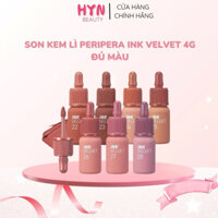 Son Ink kem lì Ink Peripera Velvet Lip Tint lâu trôi (nhiều màu)