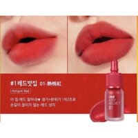 Son Ink Màu 01 Hotspot Red (Airy) Đỏ Hồng Trầm Kem Lì Peripera Ink Airy Velvet Lip Tint Mới Nhất 4g [CHÍNH HÃNG]