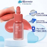 Son Ink Màu 03 Cartoon Carol (Airy) Cam Nude Ấm Kem Lì Peripera Ink Airy Velvet Lip Tint Mới Nhất [CHÍNH HÃNG]