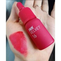 Son Ink Màu 16 Heart Fuchsia Red Kem Lì Peripera Ink Velvet Lip Tint