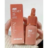 Son Ink Màu 25 Cinnamon Nude Kem Lì Peripera Ink Velvet Lip Tint