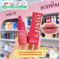 Son Ink Màu 40 Calm Rosy Hồng Đất Dịu Kem Lì Peripera Ink Velvet Lip Tint