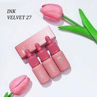 Son INK Velvet Peripera 27 (hồng dâu đất)
