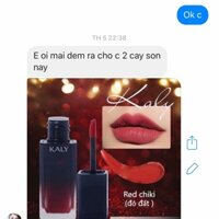 Son kaly siêu đẹp