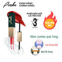 Son Kem 2 Đầu Posshe Siêu Lì Không Trôi - Mua 2 Cây Tặng Kem Má Hồng + Son Dưỡng Và Sáp Tẩy Trang 2in1 Chính Hãng