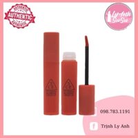 Son kem 3CE Blurring Liquid Lip Stay Away (Đỏ ớt pha cam nâu)