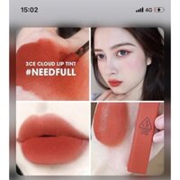 Son Kem 3CE Macaron Red Cloud Lip Tint mịn mềm lì hơn so với dòng cũ