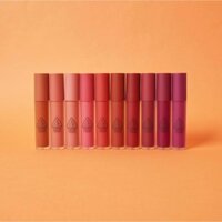 Son kem 3CE Soft Lip Lacquer - Null Set / Change Mode / Tawny Red