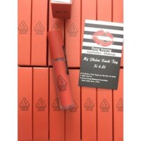 Son kem 3CE Soft Lip Lacquer Null Set màu Đỏ Gạch