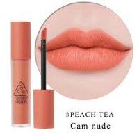 Son Kem 3CE Soft Lip Lacquer Màu #Peach Tea