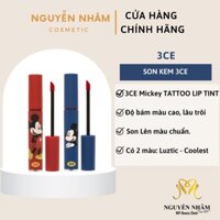 Son Kem 3CE TATTOO LIP TINT - PHIÊN BẢN CHUỘT MICKY 💝 Son 3CE MicKey ®️