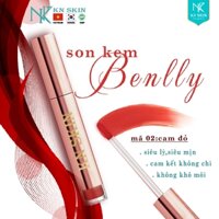 SON KEM Benlly KN SKIN,Son môi KN SKIN bao test thử nha, chưa sử dụng mà nhìn chất kem là mê ngay Mịn như nhung màu tươ
