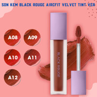 Son Kem Black Rouge AircFit Velvet Tint Ver 2 - Son Lì Cao Cấp Thuỳ Anh Beauty