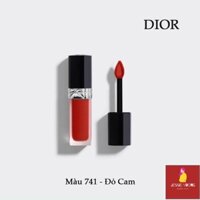 Son Kem Dior Màu 741 Đỏ Cam Xinh Xinh Yêu Yêu - JESSIE Perfume