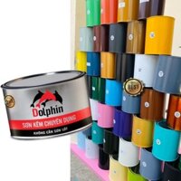 Sơn Kẽm Dolphin Giá Tốt, Nhiều Màu Sắc, Bóng Bền, Sơn Kẽm Chuyên Dụng 1 thành phần Dolphin Lon 800Gr