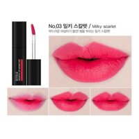 Son kem Ecole High Fix Lip Manicure 03 Milky Scarlet