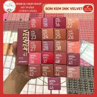 Son Kem Ink Velvet Peripera Tint Nude Peach 46 Màu Mới Nhất 22 24 25 30 40 41 45 Chính Hãng - Bebeau