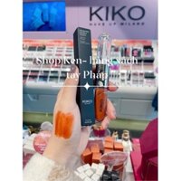 Son kem KIKO 2 đầu màu 127 màu Cam Đất (cam cháy)- siêu lì, ăn uống thả ga ko trôi