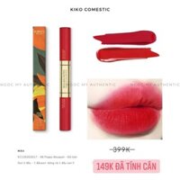 Son kem Kiko 2 đầu Sicilian Notes Liquid Lip colour Duo Authentic