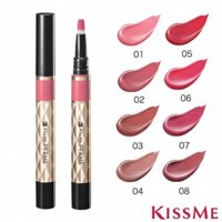 Son kem Kiss Me Ferme Benifude Liquid Rouge - Nhật bản (Màu 05 - Đỏ)