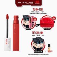 Son Kem Lì 16h Lâu Trôi Maybelline New York Super Stay Matte Ink City Edition Lipstick 5ml