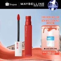 Son Kem Lì 16h Lâu Trôi Maybelline New York Super Stay Matte Ink City Edition Lipstick 5ml
