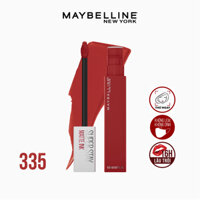 Son Kem Lì 16h Lâu Trôi Maybelline New York Super Stay Matte Ink Lipstick 5ml - 335 Hustler