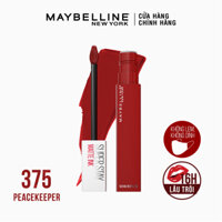 Son Kem Lì 16h Lâu Trôi Maybelline New York Super Stay Matte Ink Lipstick 5ml - 375 Peacekeeper
