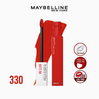 Son Kem Lì 16h Lâu Trôi Maybelline New York Super Stay Matte Ink Lipstick 5ml - 330 Innovator