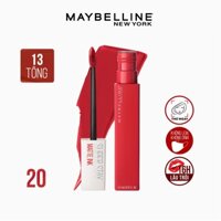 Son Kem Lì 16h Lâu Trôi Maybelline New York Super Stay Matte Ink Lipstick 5ml  - Pioneer 20