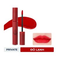 Son Kem Lì 3CE Velvet Lip Tint #Private: Sắc đỏ lạnh 4g