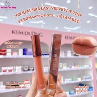 Son kem lì Bbia Last Velvet Lip Tint Version 5 23 Romantic Note 5g - Cam Đỏ Đất