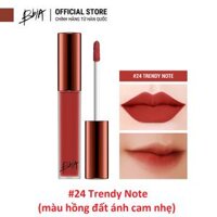 Son kem lì Bbia Last Velvet Lip Tint - #24 Trendy Note (màu hồng đất ánh cam nhẹ)