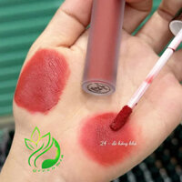 Son Kem Lì Bbia Màu 24 Trendy Note Đỏ Hồng Đất Bbia Last Velvet Lip Tint 5g [CHÍNH HÃNG]
