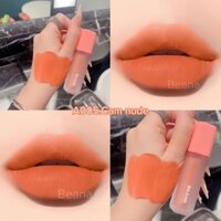 Son kem lì BeAna, son cam sữa son cam nude son kem chính hãng chất son mềm, mịn