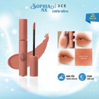 Son kem lì cực nhẹ môi 3CE Velvet Lip Tint New Nude màu Cam Đất