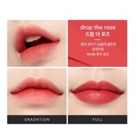 Son kem lì Dare Missha Hồng San Hô  Dare Lip Tint Moist Velvet - Drop The Rose